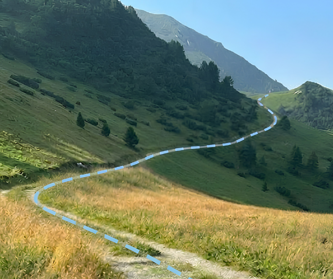 Panorama Malga Cavedine